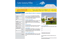 Desktop Screenshot of lanzluxuryvillas.com